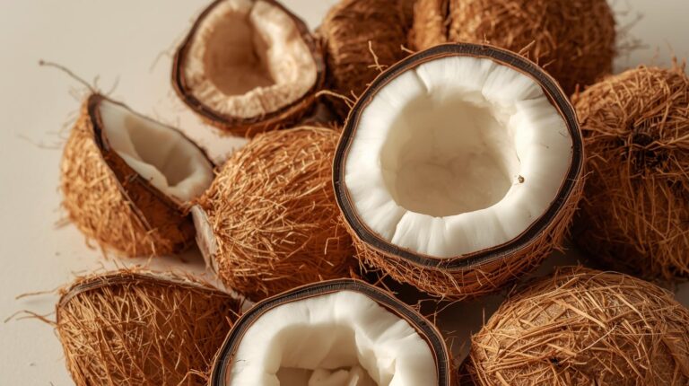 generate images of coconut copra of size 612_408